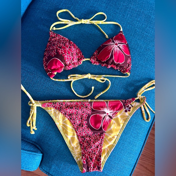 Honolua Wahine Other - Beautiful RARE Hawaiian Reversable Bikini 👙